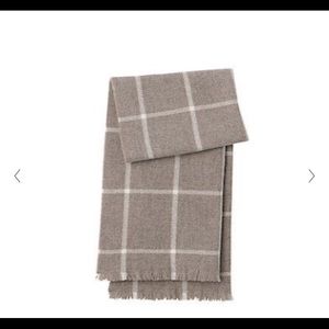 NWT Muji 100% Wool Mocha Stole